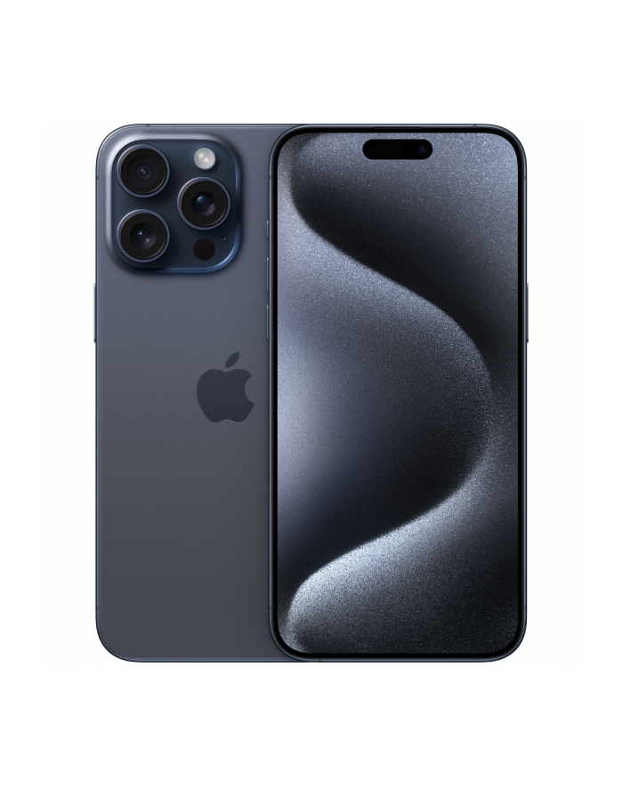 Apple iPhone 15 Pro Max - 6.7 - 256GB, Mobile Phone (Titanium Blue, iOS, NON D-EP) główny