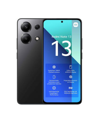Xiaomi Redmi Note 13 - 6.67 - 256GB, Mobile Phone (Midnight Black, System Android 13, LTE)