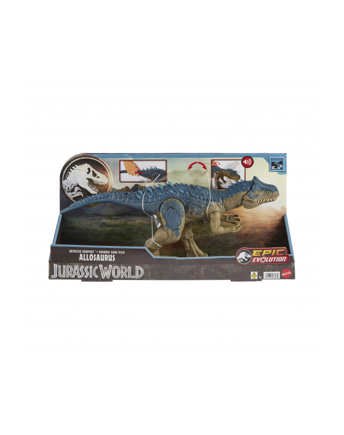 Mattel Jurassic World Ruthless Rampage Allosaurus toy figure główny