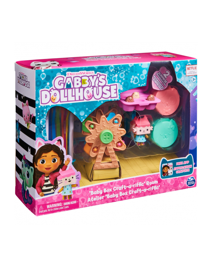 spinmaster Spin Master Gabby's Dollhouse Deluxe Room - Craft-a-riffic Room, Backdrop główny