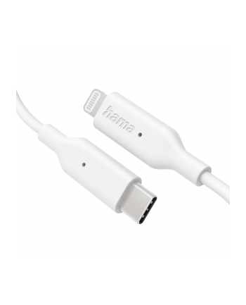 Hama Lightning/USB-C MFI 1m biały (201598)