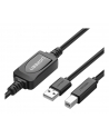 Ugreen Aktywny kabel USB 2.0 A-B US122 do drukarki 10m czarny (10374) - nr 3