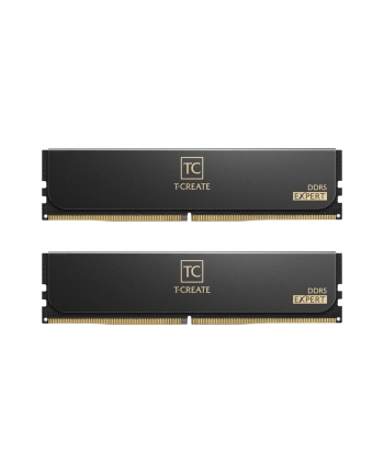 Team Group DDR5 - 32GB - 6400 - CL - 32 (2x 16 GB) dual kit, RAM (Kolor: CZARNY, CTCED532G6400HC32ADC01, T-CREATE EXPERT)
