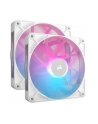 Corsair iCUE LINK RX140 RGB Dual, case fan (Kolor: BIAŁY, pack of 2) - nr 18