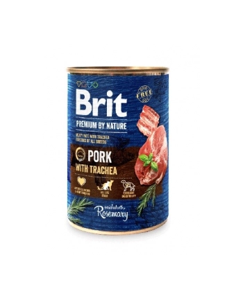 BRIT Premium by Nature Pork with Trachea - mokra karma dla psa - 400 g