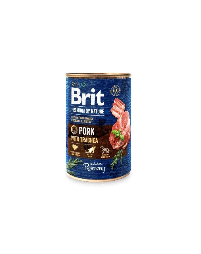BRIT Premium by Nature Pork with Trachea - mokra karma dla psa - 400 g główny