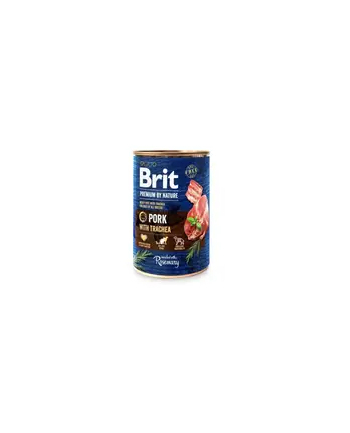 BRIT Premium by Nature Pork with Trachea - mokra karma dla psa - 400 g