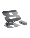 j5 create Podstawka ergonomiczna do notebooka ze stacją dokującą j5create Multi-Angle 4K Docking Stand USB-C 1x4K HDMI/2xUSB 31/1xUSB-C/; kolor srebrny JTS327-N - nr 1