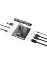 j5 create Podstawka ergonomiczna do iPad Pro ze stacją dokującą j5create Multi-Angle Stand with Docking Station for iPad Pro USB-C 1x4K HDMI/2xUSB 31/1xUSB-C/ Card Reader/ 35mm combo audio jack; kolor srebrny JTS224-N - nr 20