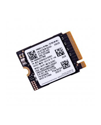 Dysk Samsung PM991a SSD256 NVMe M2 2230 PCIe x4
