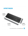 hewlett-packard Zestaw klawiatura + mysz HP 230 Wireless Mouse and Keyboard Combo bezprzewodowe czarne 18H24AA - nr 42