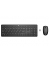 hewlett-packard Zestaw klawiatura + mysz HP 230 Wireless Mouse and Keyboard Combo bezprzewodowe czarne 18H24AA - nr 44