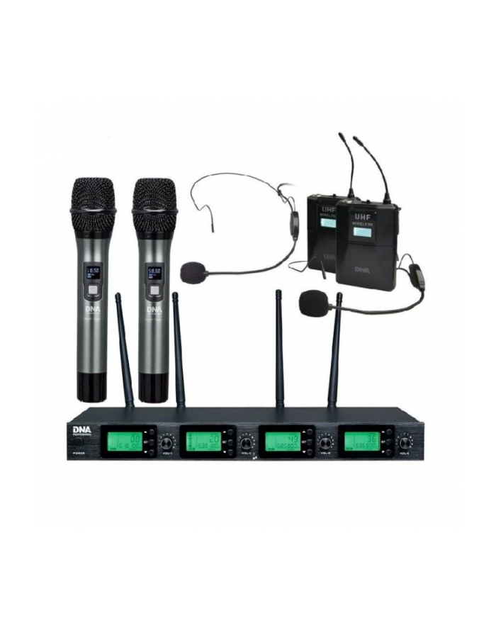dna professional DNA RV-4 MIX - Zestaw bezprzewodowych mikrofonów główny