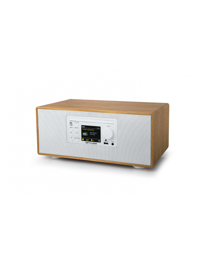 no name Muza | Mikrosystem CD z Bluetooth, radiem FM/DAB+ i portem USB | M-695DBTW | Gniazdo USB | Wejście AUX | Łączność Bluetooth | Odtwarzacz CD | Radio FM główny