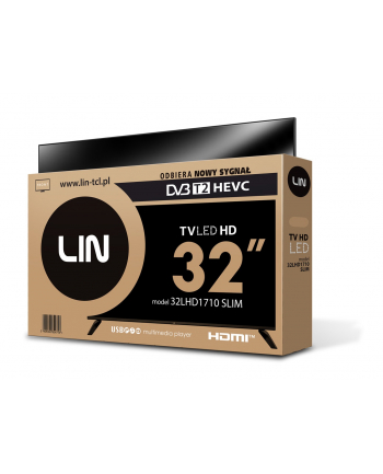 Telewizor 32''; LIN 32LHD1710 Slim HD Ready DVB-T2