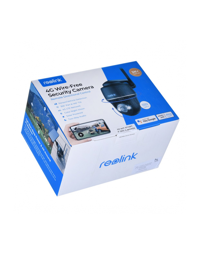 Kamera REOLINK GO PT PLUS 4G LTE USB-C CZARNA główny
