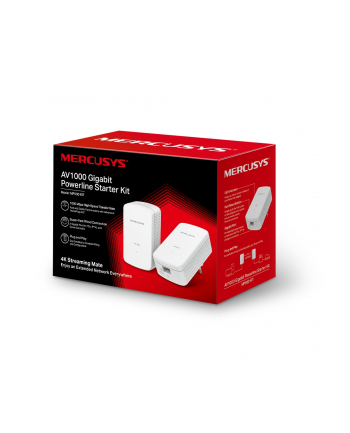 no name Mercusys | Zestaw startowy AV1000 Gigabit Powerline | ZESTAW MP500 | 1000 Mbit/s | Porty Ethernet LAN (RJ-45) 1