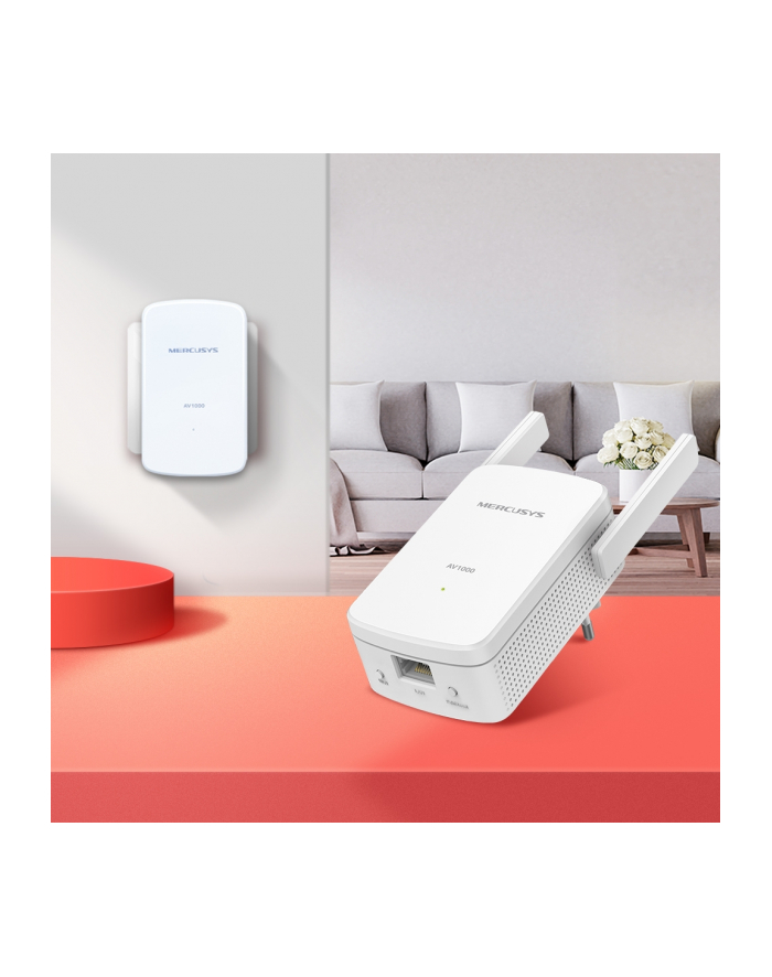no name Mercusys AV1000 Gigabit Powerline Wi-Fi Kit MP510 KIT 1000 Mbit/s Ethernet LAN (RJ-45) ports 1 80211n główny