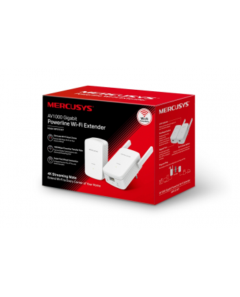 no name Mercusys AV1000 Gigabit Powerline Wi-Fi Kit MP510 KIT 1000 Mbit/s Ethernet LAN (RJ-45) ports 1 80211n