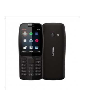 no name Nokia | 210 | Czarny | 24 ''; | TFT | 240 x 320 pikseli | 16 MB | Nie dotyczy MB | Dwie karty SIM | Łączność Bluetooth | 3,0 | Wersja USB microUSB | Aparat główny 0,3 MP | 1020 mAh