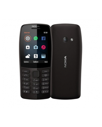 no name Nokia | 210 | Czarny | 24 ''; | TFT | 240 x 320 pikseli | 16 MB | Nie dotyczy MB | Dwie karty SIM | Łączność Bluetooth | 3,0 | Wersja USB microUSB | Aparat główny 0,3 MP | 1020 mAh