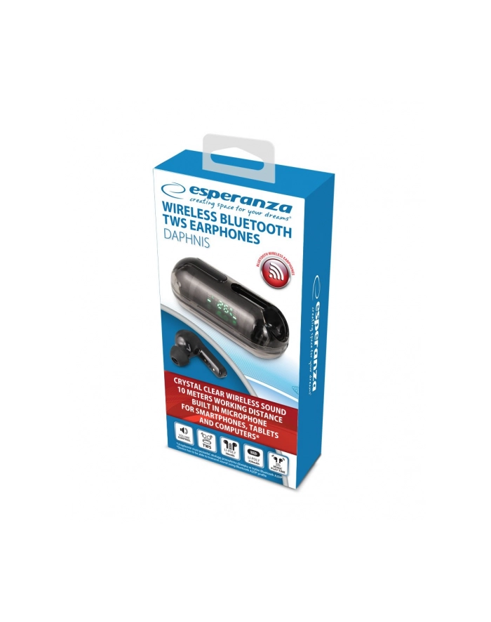 ESPERANZA SŁUCHAWKI DOUSZNE BLUETOOTH TWS DAPHNIS EH239K główny