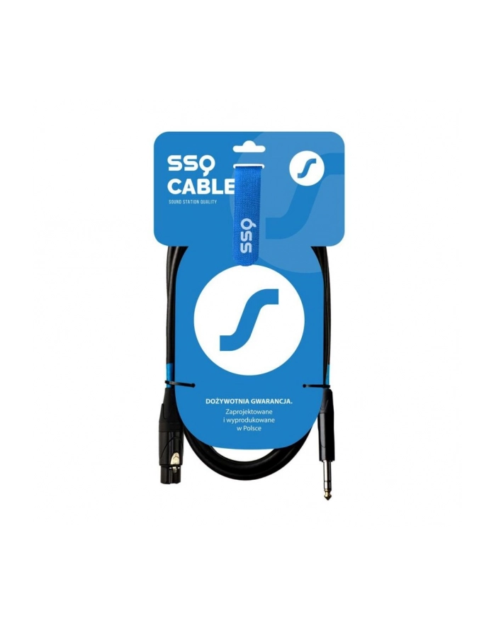 sound station quality (ssq) SSQ XLRJS5 - XLR żeński / Jack stereo 6,3mm główny