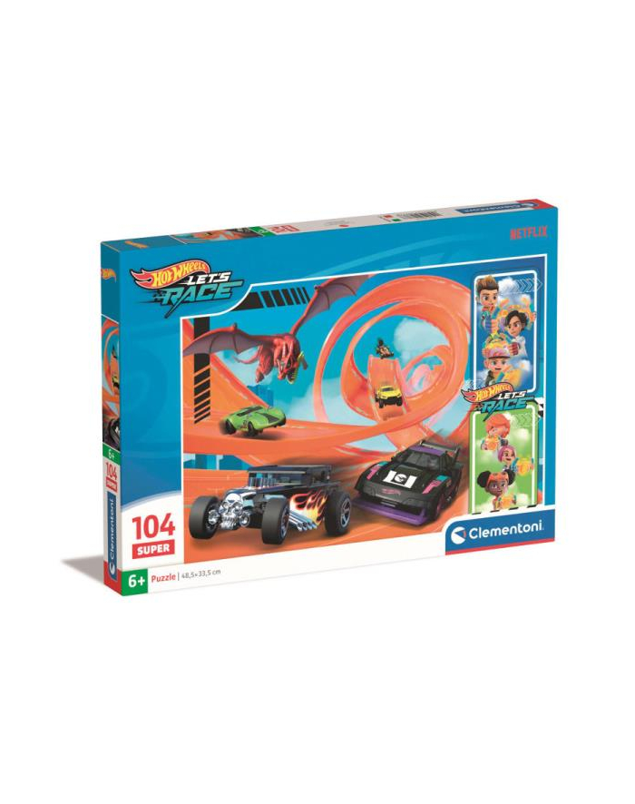 Clementoni Puzzle 104el Super. Hot Wheels 25776 główny