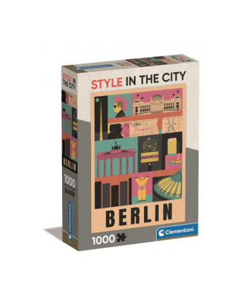 Clementoni Puzzle 1000el Compact Style in the city. Berlin 39845