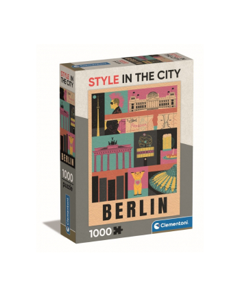 Clementoni Puzzle 1000el Compact Style in the city. Berlin 39845