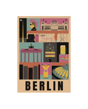 Clementoni Puzzle 1000el Compact Style in the city. Berlin 39845