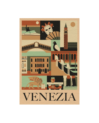 Clementoni Puzzle 1000el Compact Style in the city. Venezia Wenecja 39846