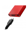qoltec Obudowa | kieszeń na dysk M.2 SSD | SATA | NGFF | USB 3.0 | Superspeed 5Gb/s | 2TB | Czerwona - nr 4