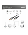 digitus Kabel połączeniowy PREMIUM DisplayPort 2.1 16K 60Hz DP/DP M/M 1m Czarny - nr 3