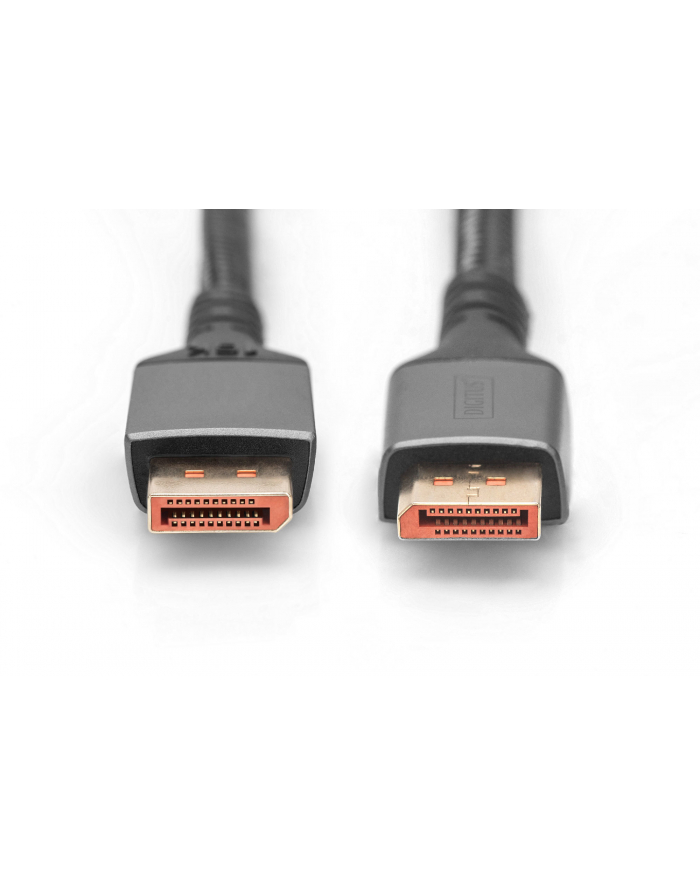 digitus Kabel połączeniowy PREMIUM DisplayPort 2.1 16K 60Hz DP/DP M/M 1m Czarny główny