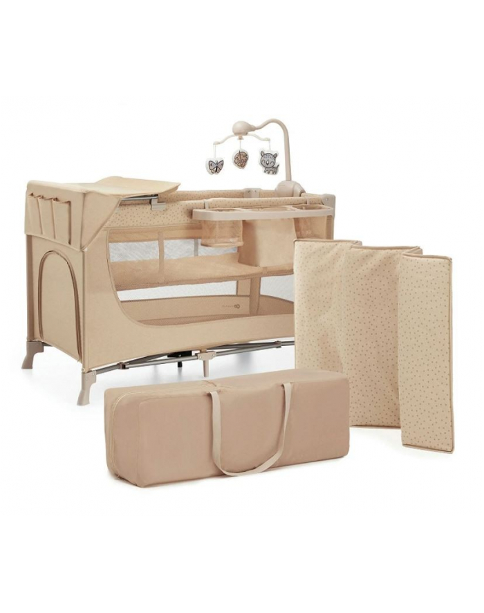 kinderkraft Łóżeczko turystyczne JOY 2 BEIGE + akcesoria główny