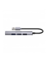 unitek Hub USB-A, 3x USB-A 2.0, 1x USB-A 5 Gbps Aluminiowy - nr 5