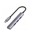 unitek HUB USB-C, 3x USB-A 2.0 1x USB-A 5 Gbps Aluminiowy - nr 1