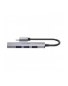 unitek HUB USB-C, 3x USB-A 2.0 1x USB-A 5 Gbps Aluminiowy - nr 2