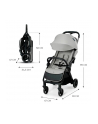 kinderkraft Wózek spacerowy APINO DOVE GREY - nr 11