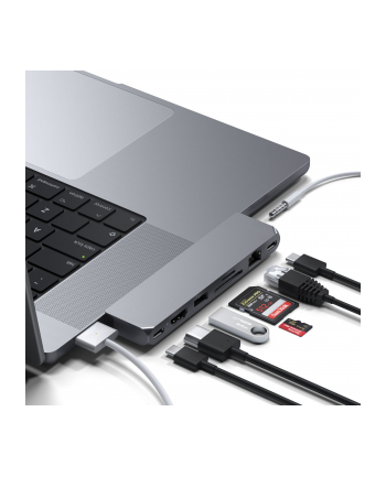 Satechi - Pro Hub Max - Hub do Macbook z M1 Pro - Space Gray (STUCPHMXM)