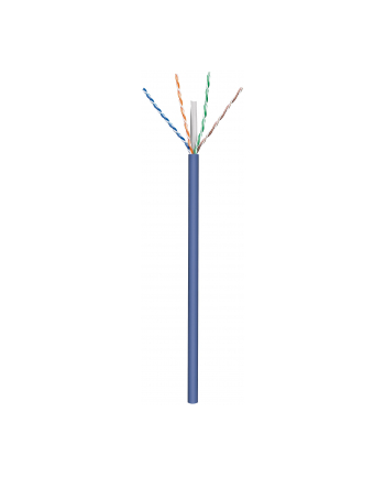 Goobay CAT 6a kabel sieciowy, U/UTP, Niebieski 100 m