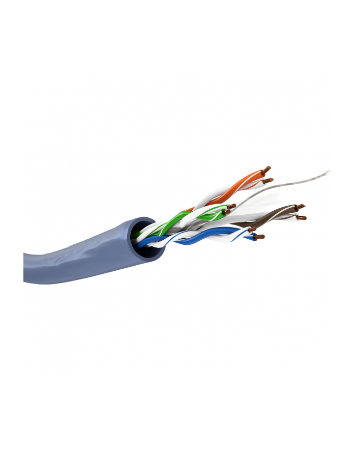 Goobay CAT 6a kabel sieciowy, U/UTP, Niebieski 100 m główny