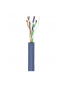Goobay CAT 6a kabel sieciowy, U/UTP, Niebieski 100 m - nr 4
