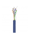 Goobay CAT 6a kabel sieciowy, U/UTP, Niebieski 100 m - nr 5