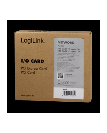 Logilink 2.5 Gigabit Pci Express Network Card (Pc0087)