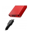 qoltec Obudowa | kieszeń na dysk M.2 SSD | SATA | NGFF | USB 3.0 | Superspeed 5Gb/s | 2TB | Czerwona - nr 3