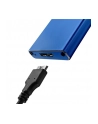 qoltec Obudowa | kieszeń na dysk M.2 SSD | SATA | NGFF | USB 3.0 | Superspeed 5Gb/s | 2TB | Niebieska - nr 3