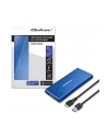 qoltec Obudowa | kieszeń na dysk M.2 SSD | SATA | NGFF | USB 3.0 | Superspeed 5Gb/s | 2TB | Niebieska - nr 4