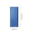qoltec Obudowa | kieszeń na dysk M.2 SSD | SATA | NGFF | USB 3.0 | Superspeed 5Gb/s | 2TB | Niebieska - nr 5